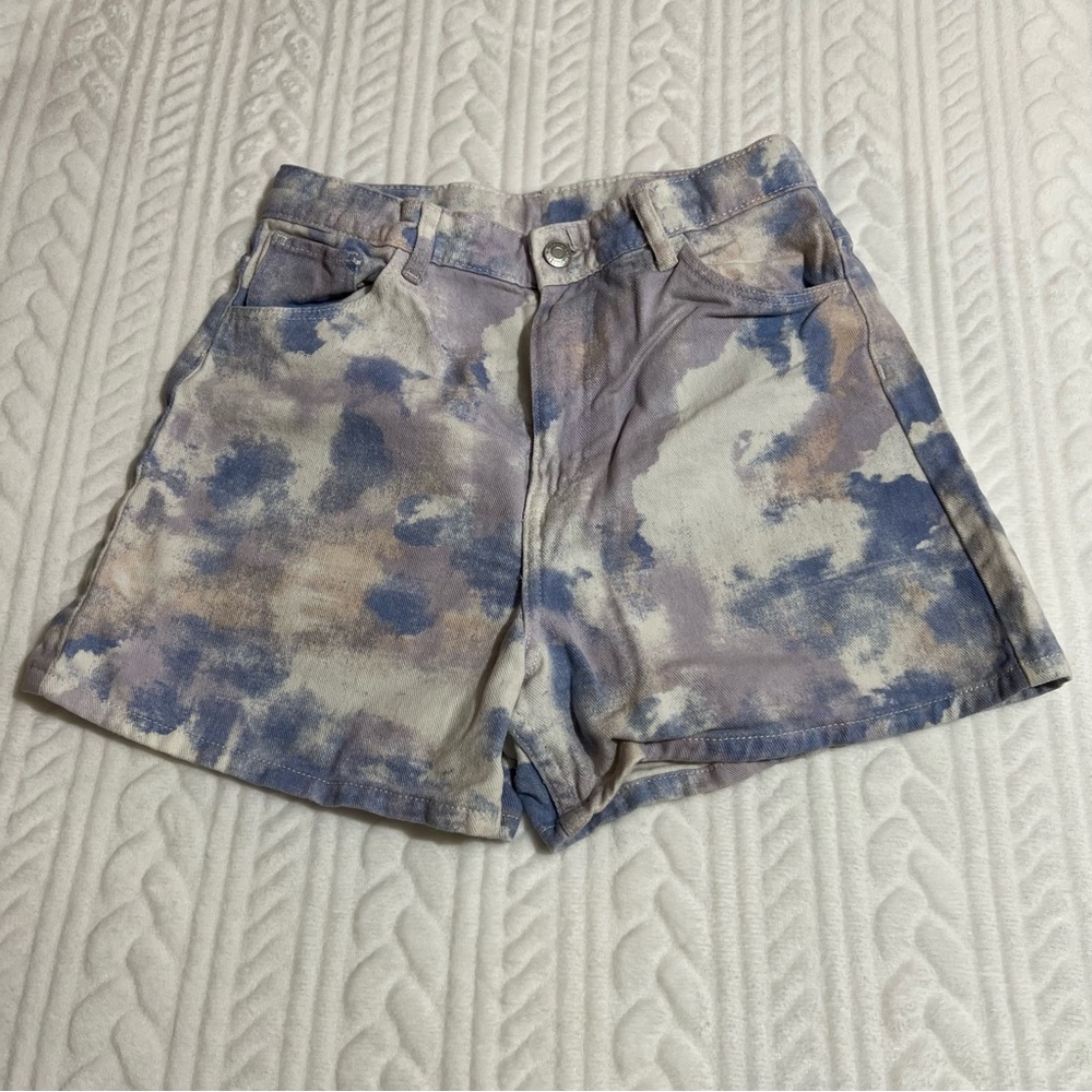 💗 H&M‎ - Girls Tie Dye Denim Shorts